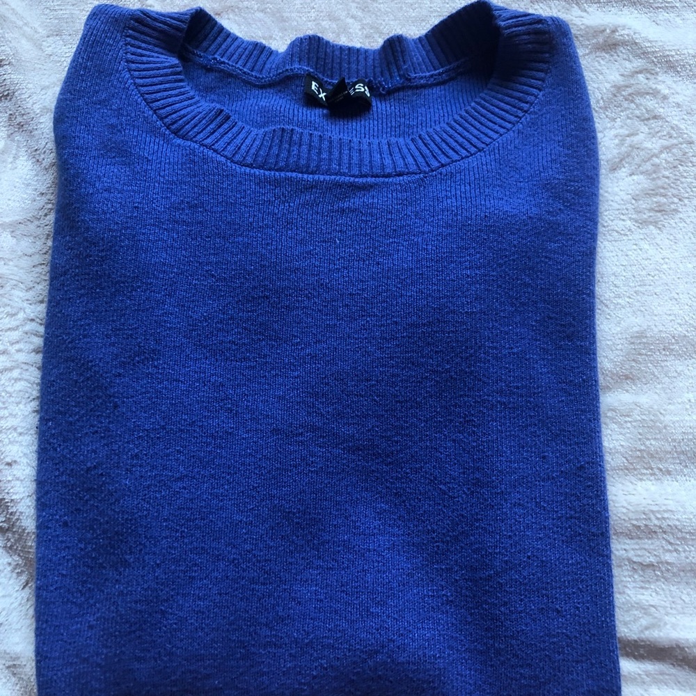 Periwinkle Long Sleeve Sweater (Express)